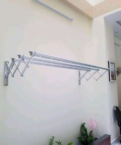 Giàn phơi gắn tường kéo ngang hòa phát HP01