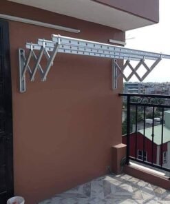 Giàn phơi thông minh gắn tường kéo ngang Hòa Phát