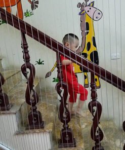 Alternative view of Lưới an toàn cầu thang trường mầm non